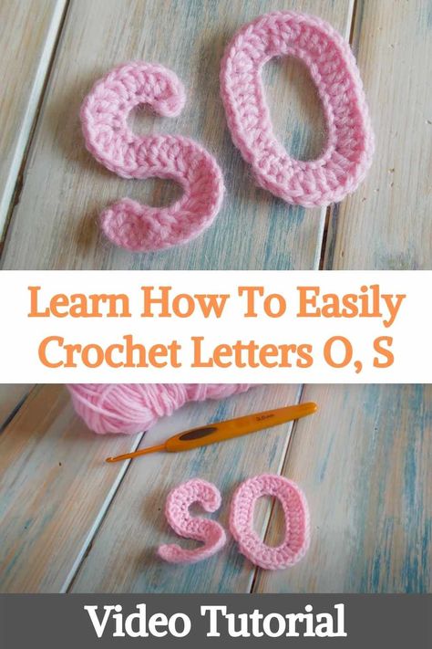 Crochet Letter Applique, Crochet Lower Case Letters Free Pattern, Crochet Letters On Sweater, Letter Crochet Pattern Free, Crochet Bubble Letters, Granny Square Letters, Crochet Letters Pattern Free, Crochet Patterns Stitches, Crochet Seasonal