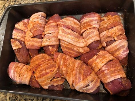 Smoked Bacon Wrapped Pheasant Breasts - Smoked Pheasant Breast Recipes, Pheasant Sausage Recipe, Smoked Pheasant Recipes, Bacon Wrapped Pheasant, Smoked Pheasant, Pheasant Recipes, Smoked Recipes, Game Recipes, Wild Game Recipes