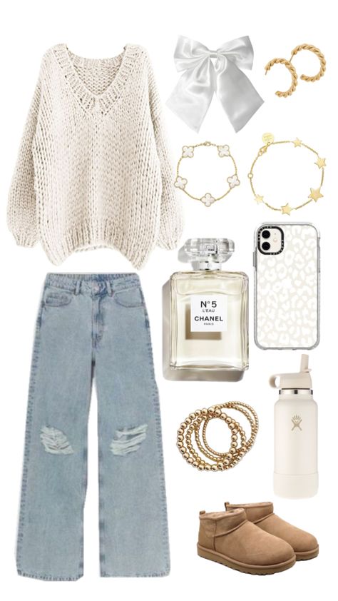 #cute #fall #outfit #inspo #outfitinspo #need #coquette #preppy #winter #jeans #sweater #love Winter Outfits For School For Teens, Cute Easy Outfits For School, Coquette Outfit, Simple Outfits For School, Winter Outfits For School, Slay Outfits, Preppy Winter, Soft Girl Clothes, Cute Dress Outfits