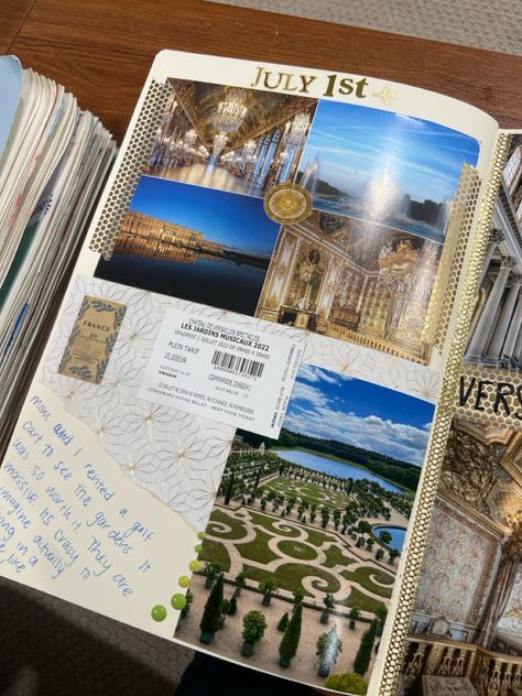 scrabook, journaling, travel scrapbook ideas, paris travel journal, paris scrapbook Scrapbook Journal Travelling, Roadtrip Scrapbook Ideas, Travel Scrapbooking Ideas Layout Simple, Europe Travel Journal, Year Abroad Scrapbook, Scrapbook Binder Ideas, Vacation Photo Album Ideas, Scrapbook Travel Journal, Paris Scrapbook Layouts