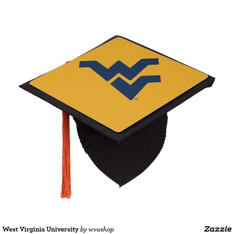 West Virginia University Graduation Cap Topper. Check out these West Virginia University products! These make for perfect gifts for the Mountaineers in your life including family, friends, students, alumni, and fans. Show off your WVU pride by joining the Mountaineer Nation in wearing Gold and Blue. Stock up on all of your football and tailgating necessities here, before you head to the stadium! yellow blue west virginia university wvu football wvu tailgate gear west wvu mountaineers wvu apparel Highschool Diploma, Tailgate Necessities, Wvu Football, Graduation Dress College, Wvu Mountaineers, Tailgate Gear, Short Graduation Dresses, Virginia University, University Graduation