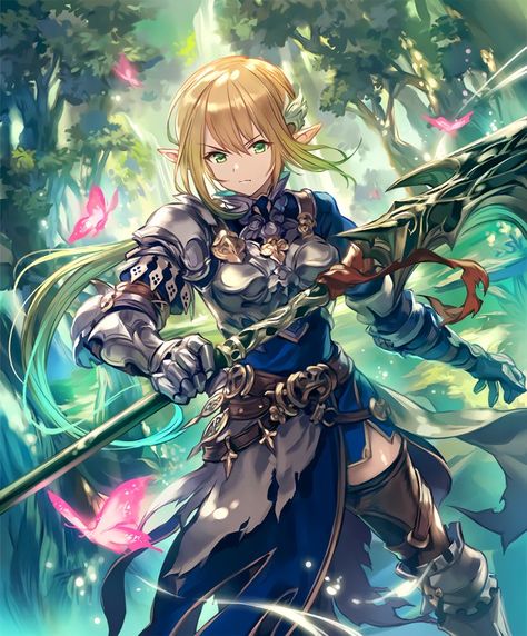 Weiblicher Elf, Anime Elf, Female Armor, Anime Warrior, Armors, Fantasy Warrior, 판타지 아트, Cool Anime Pictures, 영감을 주는 캐릭터