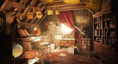 ArtStation - Dragon Study, Saralie Wågström Interior Concept Art, Fantasy Shop, Student Room, Fantasy Rooms, House Games, Isometric Art, Vi Design, Paintings And Drawings, 3d Modelle