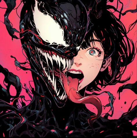 Cute Xbox Pfp, Venom Girl, Xbox Pfp, Solo Pfp, Mha Dr, Venom Art, Marvel Venom, Venom, John Wick