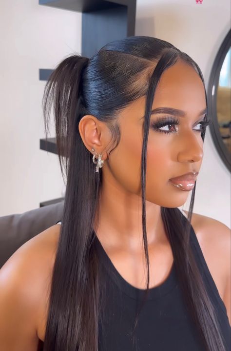 Half Up Half Down Hair With Edges, Hairstyles With Headbands Black Women, Kim K Half Up Half Down Hair, Black Women Half Up Half Down Hairstyles, Half Up Half Down Quick Weave, Twenty Fine, La Summer, Exotic Hairstyles, Red Carpet Hair