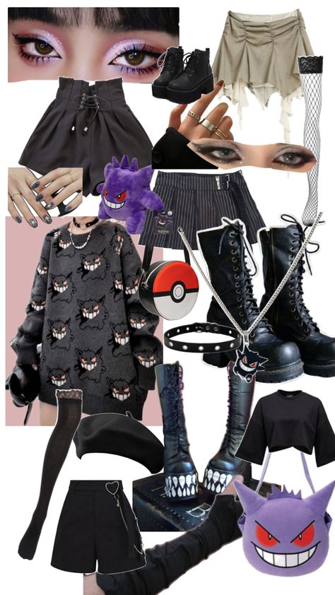 Crap I put together for a fit ig Gengar Outfit, Put Together, Outfit Inspo