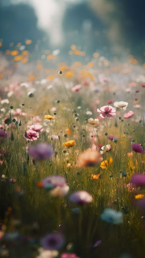 Frühling Wallpaper, Self Love Art, Vintage Flowers Wallpaper, Fotografi Vintage, Wallpaper Nature Flowers, 수채화 그림, Pretty Landscapes, Spring Wallpaper, Wallpaper Tumblr