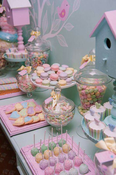 Pastel Desserts, Diy Wedding Food, Cake Balloons, Bachelorette Balloons, Buffet Dessert, Pastel Baby Shower, Pastel Birthday, Tent Canopy, Table Layout