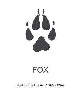 Fox Paw Print, Paw Print Drawing, Fox Paws, Paw Drawing, Fox Graphic, Print Drawing, Fox Drawing, Paw Tattoo, Fox Print