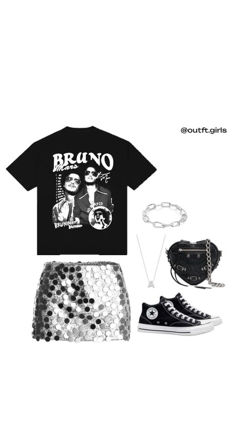 Bruno Mars Show, Bruno Mars Concert, Fiesta Outfit, Fits Aesthetic, Rock In Rio, Concert Looks, Concert Fits, Aesthetic Look, Bruno Mars