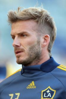 David Beckham Mohawk, David Beckham Haircut, Cruz Beckham, Fohawk Haircut, Beckham Haircut, Mohawk For Men, Beckham Hair, Short Hair With Beard, Older Mens Hairstyles