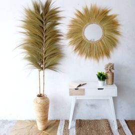 Rayung Grass – Pack Of 3 Introducing our exclusive Rayung Grass – Pack of 3, the perfect choice for adding an exotic tropical vibe to your shop or home decor. Crafted from dried, dyed Rayung Grass braided on vertical bamboo sticks, these displays are a unique and effortless way to elevate any interior space. With their elongated, fluffy stems and vibrant colors, our multi-colored Rayung Grasses are sure to make a stunning statement . Create captivating displays that showcase the beauty of na... Yoga Lover Gift, Grass Decor, Attract Customers, Tropical Oasis, Chic Interior, Flower Display, Boutique Homes, How To Attract Customers, Tropical Vibes