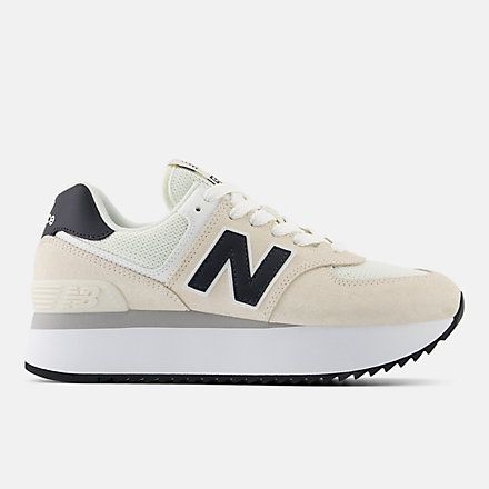 574+ - New Balance New Balance 574 Stacked, New Balance Platform, Platform New Balance, Platform Outfit, Shoes For School, New Balance Outfit, 2024 Wishlist, Back To School Shoes, Lifestyle Sneakers