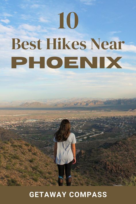 Spending a weekend in Phoenix and need hiking trail suggestions? These are the 10 best hiking trails near Phoenix put together after years of exploring the Sonoran Desert.  #phoenix #arizona #hiking #cactus Arizona Hiking Trails, Arizona Adventure, Arizona Vacation, Arizona Hiking, State Of Arizona, Arizona Travel, Mountain Trails, Sonoran Desert, Hiking Trail