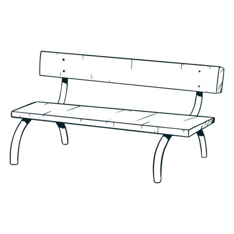 Cool bench hand hand drawn #AD , #bench, #hand, #drawn, #Cool How To Draw A Bench Step By Step, Bench Doodle, Bench Sketch, Bench Illustration, Bench Drawing, Drawing Landscapes, Camels Art, Simple Benches, Tree Drawings Pencil