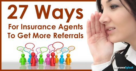 Can't get enough referrals? Here's 27 tips: https://www.insurancesplash.com/blog/27-referral-marketing-ideas-to-get-referrals-and-sell-more-insurance/ How To Sell Insurance, State Farm Marketing Ideas, Referral Ideas, Insurance Marketing Ideas, Insurance Branding, Insurance Sales, Referral Marketing, Insurance Marketing, Life Insurance Quotes