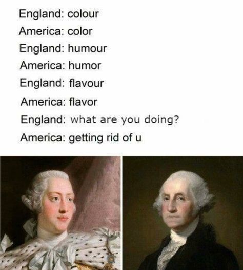 "Getting rid of U!" 💙😂❤️ Historical Humor, Classical Art Memes, History Jokes, Hamilton Funny, History Humor, Spongebob Memes, Funniest Memes, Memes Humor, Nina Dobrev