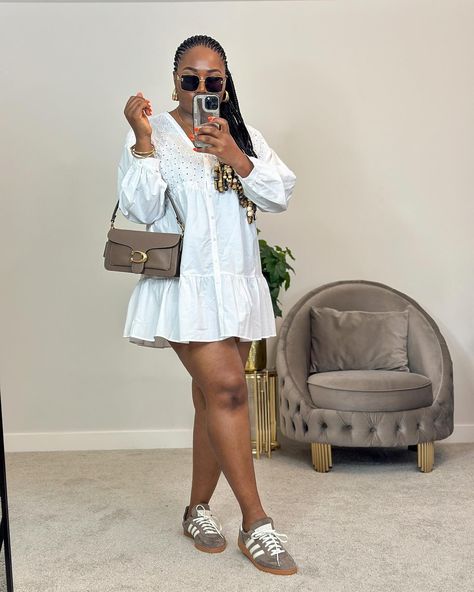 I don’t know why but I’m currently loving white mini dresses😍 Dress @zara thanks mama @zees_wigs Sneakers @adidas Bag @coach Sunglasses @burberry I’ve linked exact / alternatives pieces on my @shop.ltk page. Click link in bio to shop or comment “LINK” or “ SHOP”if you want me to send details to your DM immediately. Like , comment, save and share with other girls who love relatable, realistic and affordable fashion😋❤️ #summertimes #summerdresses #shortdress #ootddetails #ootdblogger #... White Mini Dresses, Sunglasses Burberry, Adidas Bag, Classy Short Dresses, Adidas Bags, Coach Sunglasses, Dress Zara, Sneakers Adidas, Ruffle Hem Dress