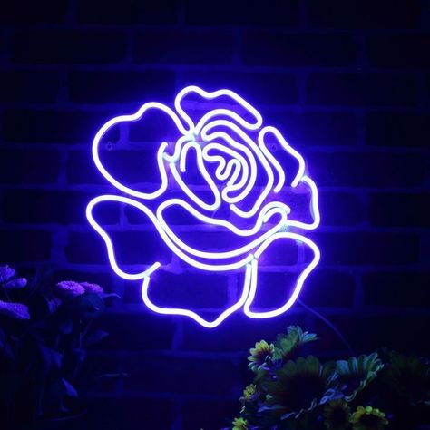 Rose Decor, Stage Decorations, Long Run, Environmental Friendly, Gifts For Everyone, Led Neon Signs, Purple Roses, Led Neon, Neon Sign