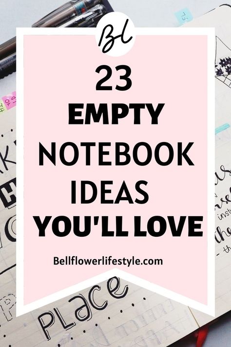 23 Creative Things to do with a Notebook! Empty Journal Ideas, Empty Notebook Ideas, Bucket List Notebook, Journal Ideas Creative, Empty Journal, Free Movie Websites, Empty Notebook, Language Journal, Goal Journal