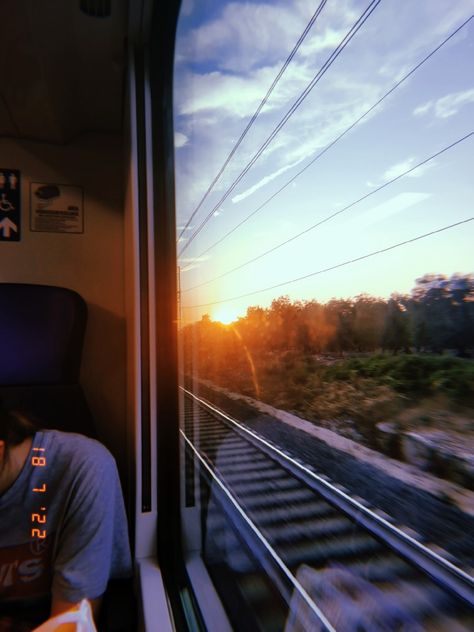 Train Trip Aesthetic, Train Travel Aesthetic, 2023 Memories, Kochi Metro, Aesthetic Trip, Aesthetic Train, Journey Pictures, Train Aesthetic, Transport Hub