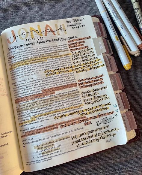 Obadiah Bible Study, Bible Pictures Aesthetic, Jonah Bible Journaling, She Reads Truth Bible Journaling, Jonah Bible Study, Bible Annotations, Bible Aesthetic, Journal Bible Quotes, Esv Journaling Bible