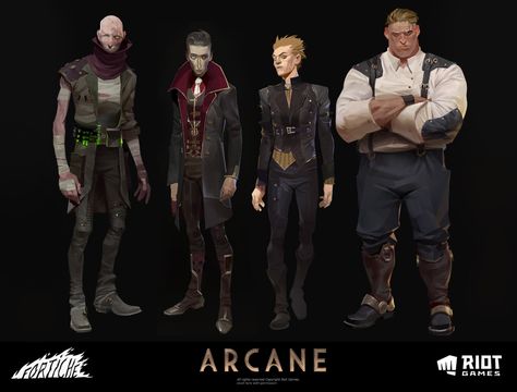 ArtStation - Arcane - Character Design , alexandre mahboubi Alexandre Mahboubi, Arcane Concept Art, Arcane Character, Arcane Art, League Of Legends Characters, Oc Drawings, Model Sheet, Concept Art Character, Game Character Design