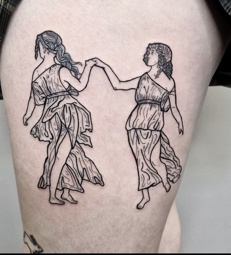 Saphicc Tattoo, Sappho Tattoo Simple, Lesbian Tattoo Sleeve, Queer Tattoos For Women, Lesbian Tarot Card Tattoo, Sappho Tattoo, Lesbian Tattoo Ideas Design, Sapphic Tattoo Ideas, Lesbian Tattoo