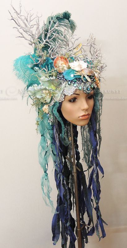 Diy Jungle Costume For Women, Siren Hair, Fish Costume, Mermaid Parade, Drag Wigs, Windows To The Soul, Mermaid Bra, Sea Siren, Dark Beauty Photography