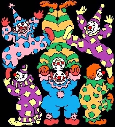 Clown Core Wallpaper, Clown Pfp Aesthetic, Clown Backgrounds, Clown Wallpaper Aesthetic, Vintage Clown Art, Clown Core Aesthetic, Clowncore Wallpaper, Clown Pfp, Vintage Clowns