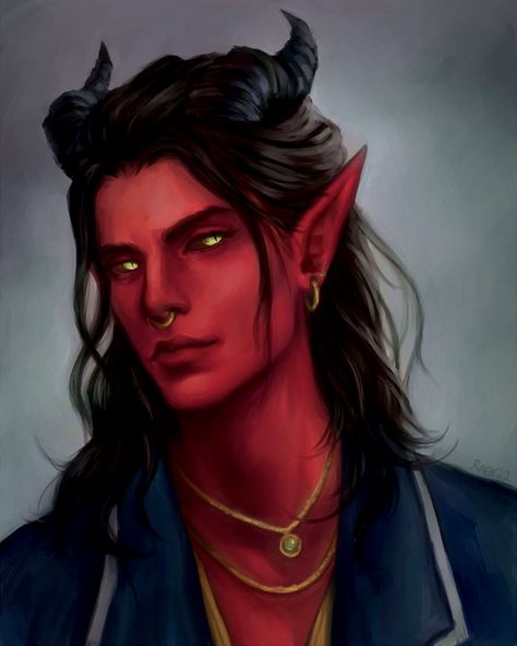 Dnd Tiefling, Tiefling Bard, Demon Art, Dungeons And Dragons Characters, Dnd Art, Fantasy Male, Fantasy Aesthetic, Character Design Male, Dnd Characters