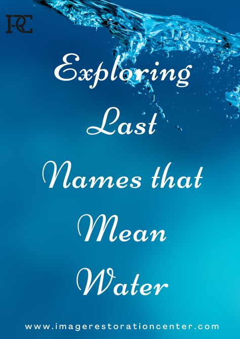 Water is one of the essential elements of life, and it is no surprise that many people are drawn to names that symbolize this powerful force. In this article, we will explore last names that carry the meaning of water. Water Last Names, Elemental Names Water, Names Related To Water, African Last Names, Male Fantasy Names With Meaning Water, Names That Mean Sea Or Ocean, Last Name Meaning, Persian Names, Elements Of Life