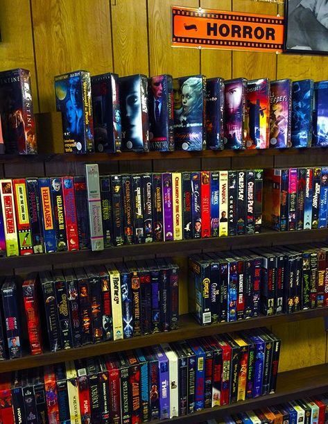 Haunted Arcade, Hifi Room, Vhs Aesthetic, Kirsten Vangsness, Den Decor, Hollywood Video, Physical Media, Movie Rental, Cat Lamp