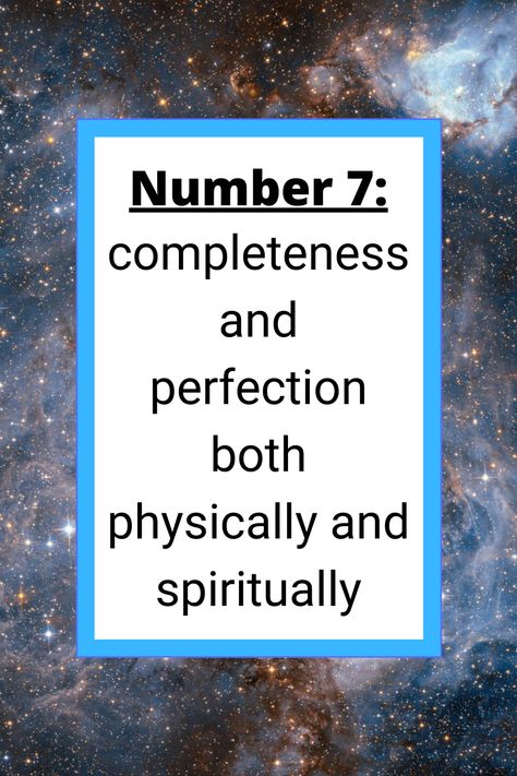 Significance Of Number 7, God Creation, The Number 7, Numerology Life Path, Life Path Number, Number Meanings, Here On Earth, Number 7, Spiritual Meaning