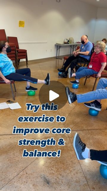 Foot Drop Exercises, Parkinsons Exercises, Improve Core Strength, Exercise Therapy, Stability Exercises, Workout Beginner, Posture Exercises, Chair Exercises, Chair Yoga