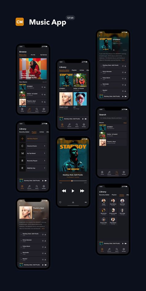 Checkmate Mobile UI Kit on Behance Music Ui, Companies Building, Music App Design, Product Strategy, Music Player App, Ui Design Dashboard, Mobile Application Design, Mobile App Design Inspiration, App Interface Design