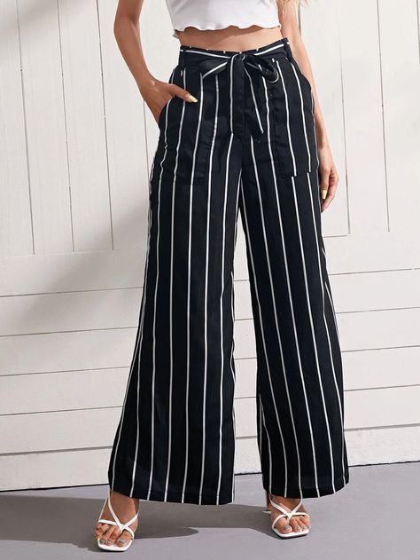 Womens Palazzo Pants, Women Pants, Type 4, Clothes Shop, Palazzo Pants, Striped Pants, Shopping Outfit, Pants For Women, Free Shipping