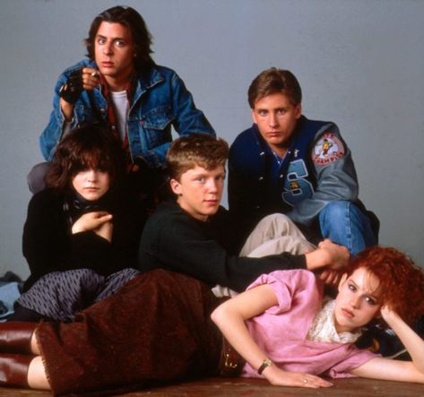 In Photos: Throwback To The Totally Tubular And Generation Defining 1980s Breakfast Club Cast, Breakfast Club Characters, Breakfast Club Movie, Post Workout Hair, Judd Nelson, Anthony Michael Hall, Emilio Estevez, Brat Pack, Pom Pom Girl