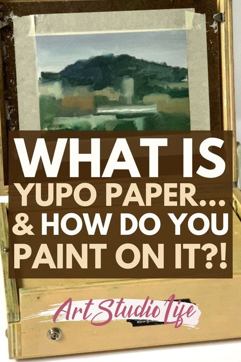 Painting Ideas Paper, Yupo Paper Watercolors, Yupo Paper Art, Fun Painting Ideas, Paper Art Tutorial, Hot Glue Art, Art Supplies List, Oil Painting On Paper, Small Abstract Painting