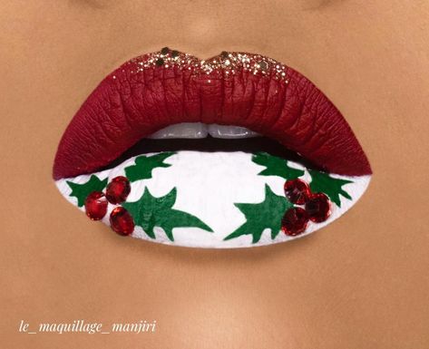 ✨ 𝐌𝐀𝐍𝐉𝐈𝐑𝐈 | 𝐋𝐈𝐏𝐀𝐑𝐓 ✨ on Instagram: “💋🎄HOLIDAY LIPS🎄💋 . Follow @le_maquillage_manjiri for more... Recreation of: @olgavisage ▫️▫️▫️▫️▫️▫️▫️▫️▫️▫️▫️▫️▫️ . LIPS: @jeffreestar…” Xmas Makeup, Lip Art Makeup, Holiday Lip, Lipstick Art, Art Makeup, Christmas Makeup, Holiday Hairstyles, Lip Art, Eye Art