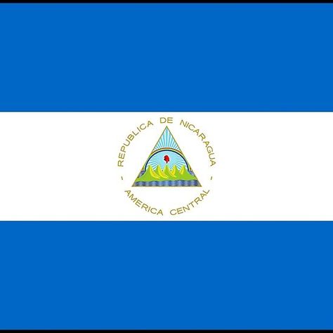 Nicaragua Flag Stickers, Gifts and other Products Nicaragua Flag, August 27, Flags Of The World, The Flag, Hardcover Notebook, Central America, Gift Stickers, Nicaragua, North America