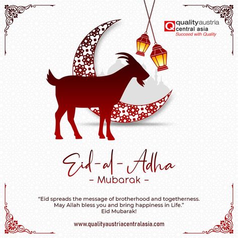 𝗘𝗶𝗱 𝗠𝘂𝗯𝗮𝗿𝗮𝗸 𝗕𝗮𝗸𝗿𝗶𝗱 (𝗘𝗶𝗱 𝗮𝗹-𝗔𝗱𝗵𝗮) “Eid spreads the message of brotherhood and togetherness. May Allah bless you and bring happiness in Life.” 𝗘𝗶𝗱 𝗠𝘂𝗯𝗮𝗿𝗮𝗸! . . . #qaca #qacacompany #bakrid #eid #eidmubarak #india #bakridmubarak #eidaladha Eid Alhada Mubarak, Bakrid Mubarak, Eagle Face, Happiness In Life, Learn Facts, Happy Eid, Eid Al Adha, The Message, Bring Happiness