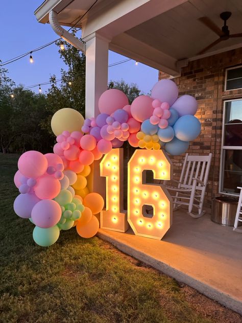 #sweetsixteen 16 Birthday Party Decor, Outdoor Sweet 16, Sweet 16 Summer, Sweet 16 Pool Parties, Sweet Sixteen Party Themes, Sweet 16 Party Themes, Sweet 16 Party Decorations, Sweet Sixteen Birthday Party Ideas, Sweet 16 Themes