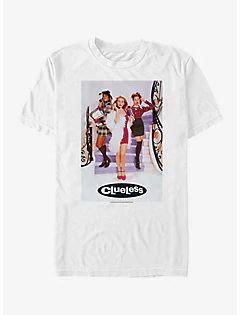 Clueless Poster Girls T-Shirt, WHITE Clueless Poster, Clueless Shirt, Marvel Cosplay Girls, Beetlejuice Wedding, Tokyo Street Fashion, Bleach Tie Dye, Young T, Girls T Shirt, Soft Grunge