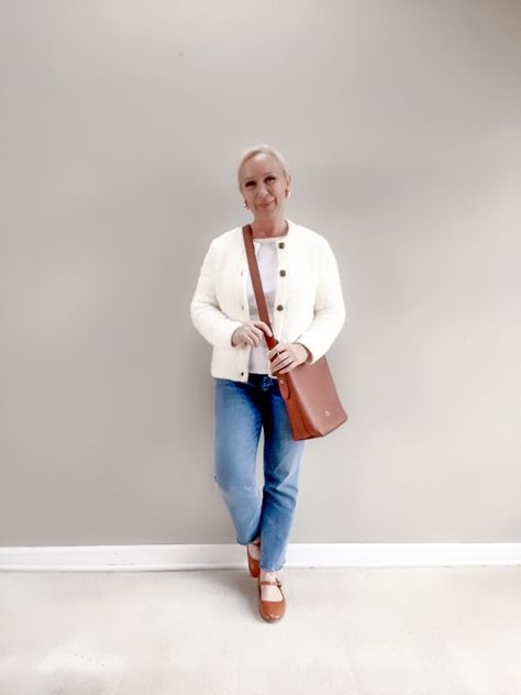 5 Ways to Style It: Textured Cardigan - Midlife Posh Closet Closet Capsule, Black Velvet Jumpsuit, Midlife Fashion, Over 40 Outfits, Errands Outfit, Coffee Outfit, Gifts For Loved Ones, 2024 Outfits, Petite Jumpsuit