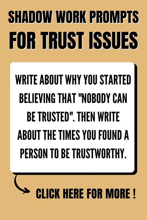 Trust Issues Journal Prompts, Shadow Work For Trust Issues, Shadow Work Trust Issues, Heart Sabbatical, Trust Journal Prompts, Journal Prompts For Trust Issues, Shadow Work For Sexuality, Relationship Trust Issues, Clinical Counseling