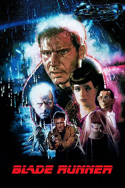 Blade Runner (Dir. Ridley Scott, 1982) pictured an advanced future where technology thrives. This is sort of future that futurists wanted and emphasized. Blade Runner Poster, Blade Runner Art, Blade Runner 1982, Sean Young, Rutger Hauer, Opening Scene, Graphic Design Style, Nails Inspired, Blade Runner 2049