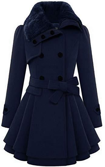 Winter Trench Coat, Wool Trench Coat, Winter Chic, Thick Wool, Womens Fall Dress, فستان سهرة, Warm Jacket, Sweaters And Jeans, Clothing Size Chart