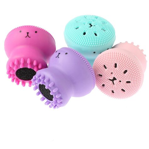 factory cute and lovely octopus face brush Octopus Face, Face Scrub Brush, Silicone Face Brush, Face Cleaning Brush, Facial Cleaning Brush, Skin Care Face, Face Brush Cleansing, Pore Cleaner, Face Acne