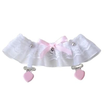 💖 Get it here: Angelic Rosebud Garter Belts Use code “TUMBLR” for a discount! Heart Garter, Heart Clip, Leg Garter, Moe Anime, Silk Stockings, Garters, Ring, Lace, Pink